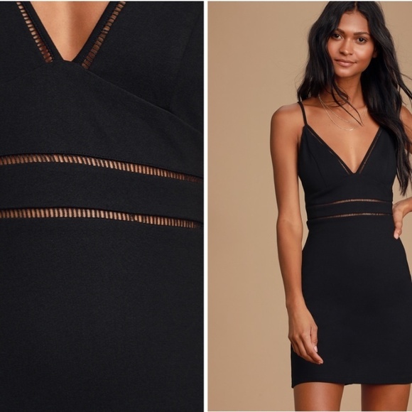 LULUS Date Night Sexy Wedding Cocktail Party Resort Vacation Mini Dress - Picture 3 of 4